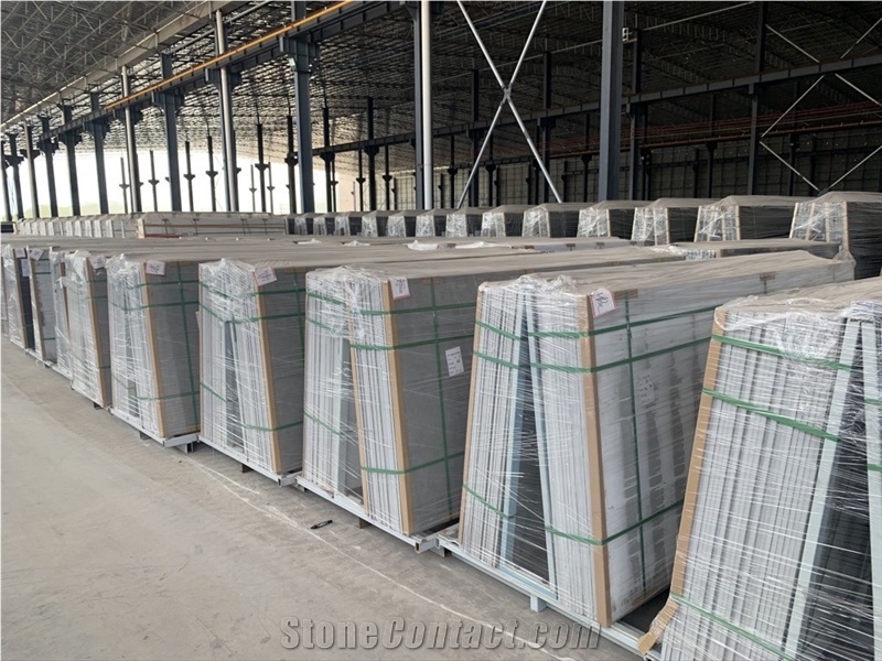 Calacatta White Porcelain Slabs Glazed Porcelain Stones