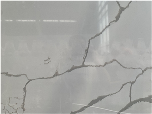 Calacatta White Quartz Slabs For Countertop