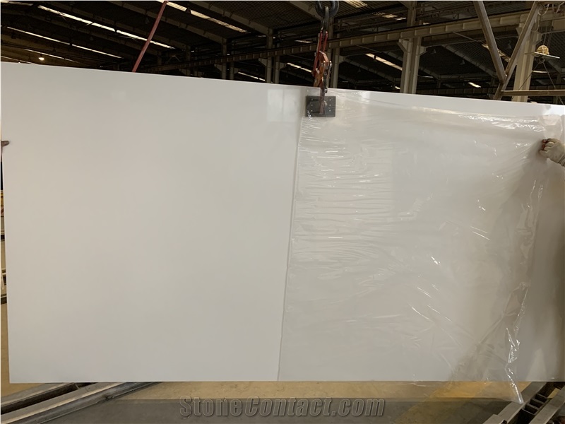 super white quartz slabs engineer stone for countertop