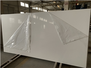 super white quartz slabs engineer stone for countertop