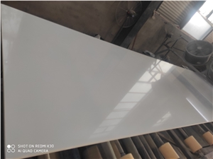 Super White Quartz Solid Surface Engineer Stone