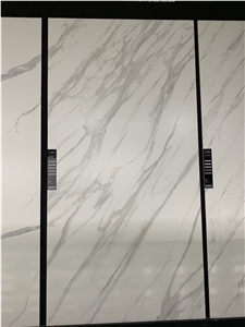 white calacatta porcelain Ceramic tils slabs