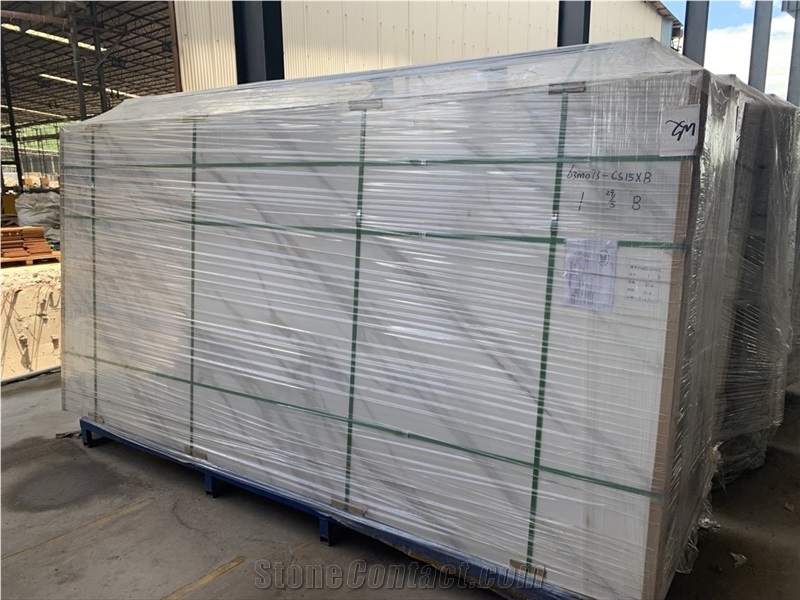 white calacatta porcelain Ceramic tils slabs