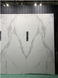 White Calacatta Porcelain Slabs For Countertop