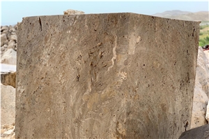 Brown Travertine Blocks