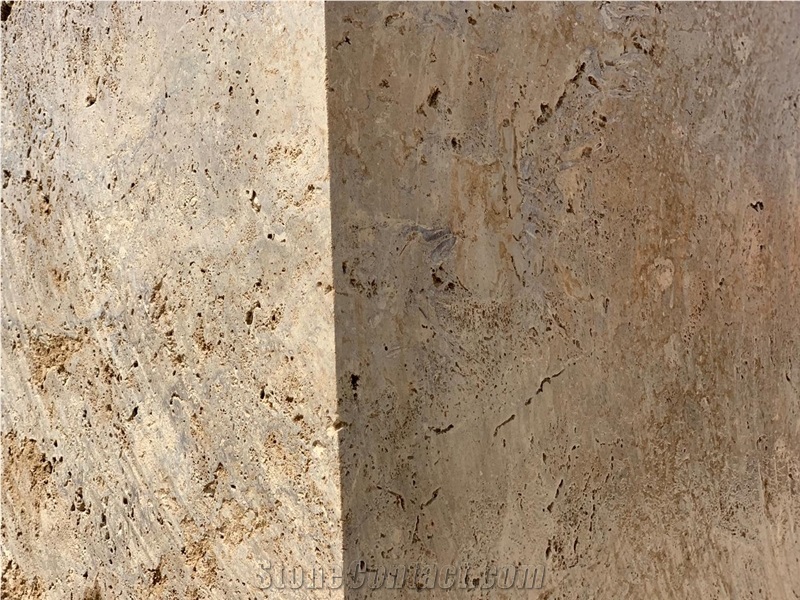 Brown Travertine Blocks