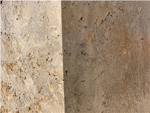 Brown Travertine Blocks