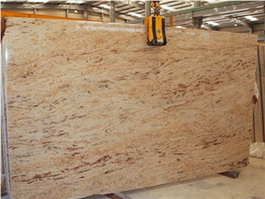 Ivory Brown Granite Slabs