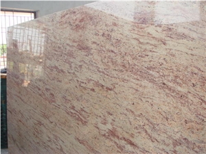 Jibli Gold Granite Slabs, India Pink Granite
