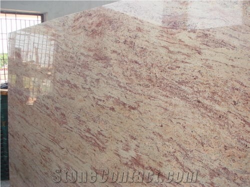 Jibli Gold Granite Slabs, India Pink Granite