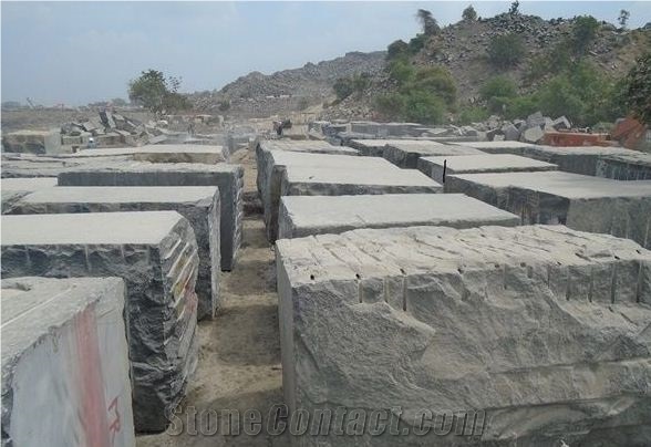 Premium Star Black Galaxy Granite Block , Quarry Owners