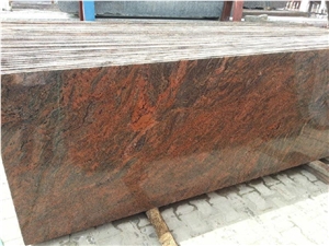 Red Granite Tiles & Slabs, Multicolor Red Granite