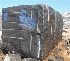 Star Black Galaxy Granite Blocks, Quarry Blocks