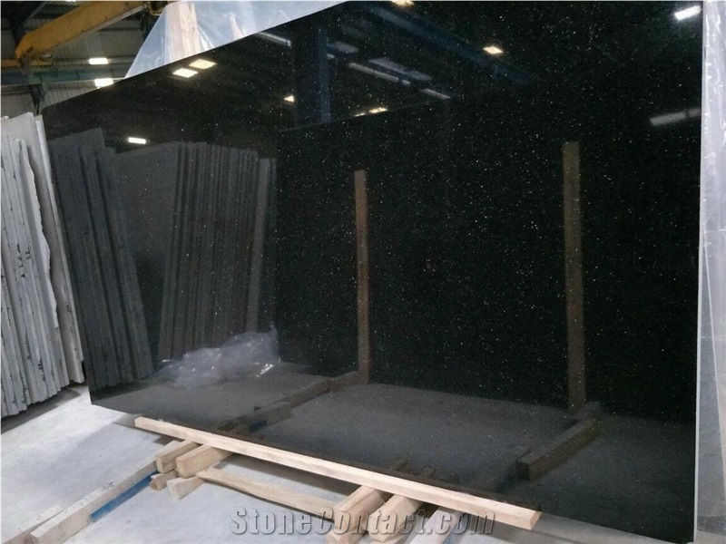 Star Black Galaxy Granite Blocks, Quarry Blocks