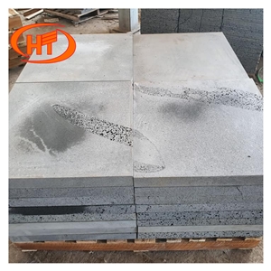 Black and Grey Basalt Stone Lava Stone Cubic Tile Stepping Black and Grey Basalt Stone Lava Stone Cubic Tile Stepping