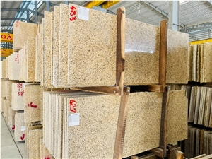 Super Cheap Yellow Granite Slab Tile And Cut To Size