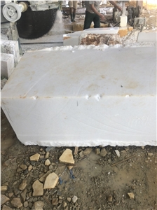 Super Sale White Marble Block Small Size 1.7 x 0.6 m