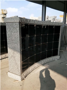 Cemetery Cremation Granite Mausoleum Two Niche Columbarium