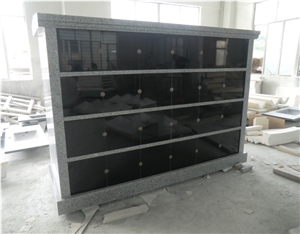 Cemetery Cremation Granite Mausoleum Two Niche Columbarium