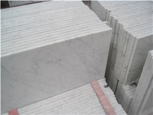 Cut Bianco Carrara Tecchione Window Sill Tiles 