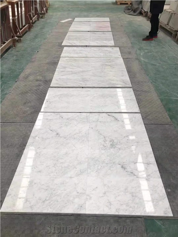 Cut Bianco Carrara Tecchione Window Sill Tiles 
