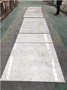 Cut Bianco Carrara Tecchione Window Sill Tiles 