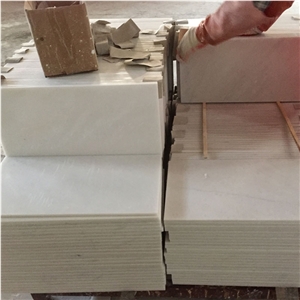Flamed Hebei White Quartzite Tiles Pool Pavers