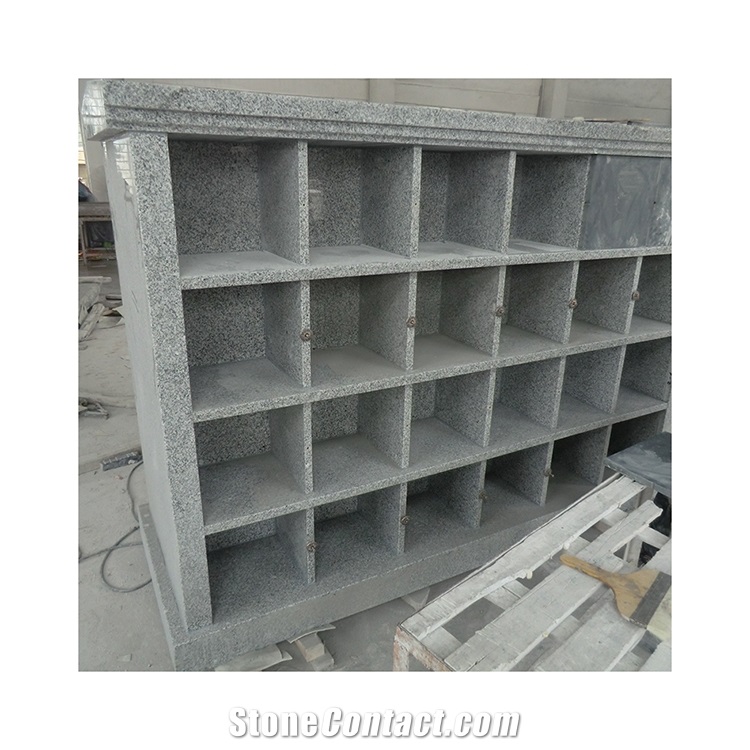 India Mahogany Granite 80 Niche Columbarium