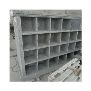 India Mahogany Granite 80 Niche Columbarium