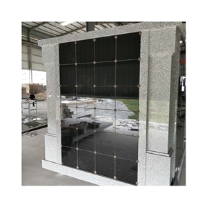 India Mahogany Granite 80 Niche Columbarium