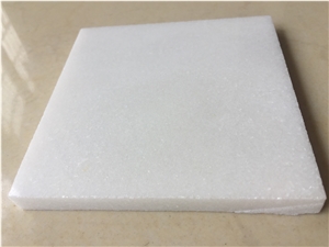 Laizhou Snowflake White Marble Tiles Slabs 