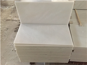 Laizhou Snowflake White Marble Tiles Slabs 