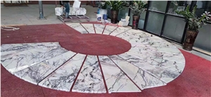 Milas New York Marble Sprial Staircase Steps