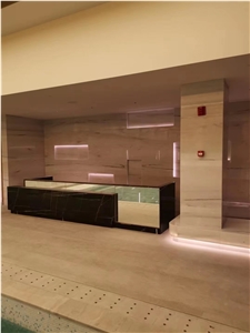Prefab columbia white marble countertop