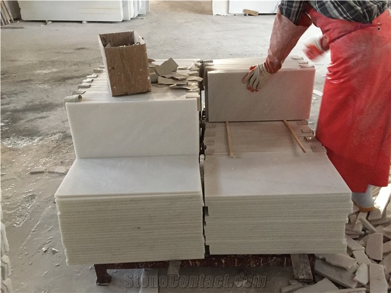 Snow White Marble,White Laizhou Marble,China White Marble