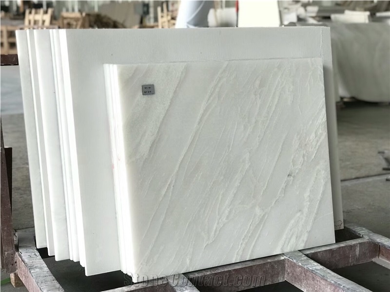 Torreon White Marble, Marmo Branco Torreon Marble Tiles 
