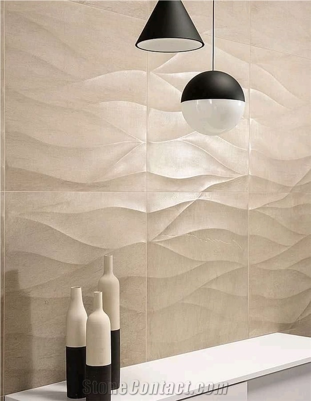 Grey Foussana Limestone Tiles & Slabs
