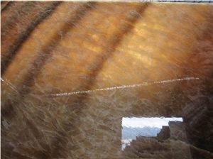 Backlit Heavy Honey Onyx Slab