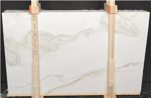 Bianco Lasa Marble Slabs, Italy White Marble