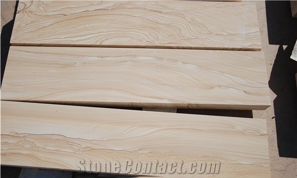 China Yellow Landscape Sandstone Slabs & Tiles