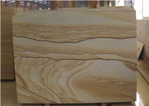 China Yellow Landscape Sandstone Slabs & Tiles