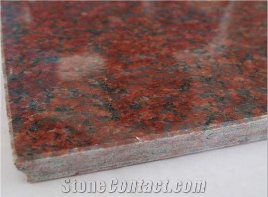 India Cut-To-Size Granite  For Imperial Red Granite Slab