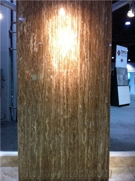 Noce Travertine Veincut, Turkey Brown Travertine