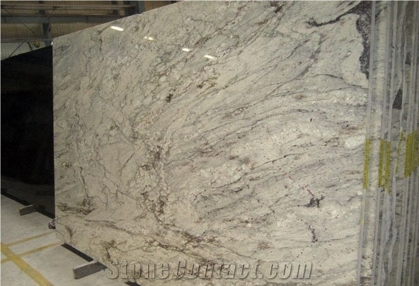 River White Granite Slabs, Tiles
