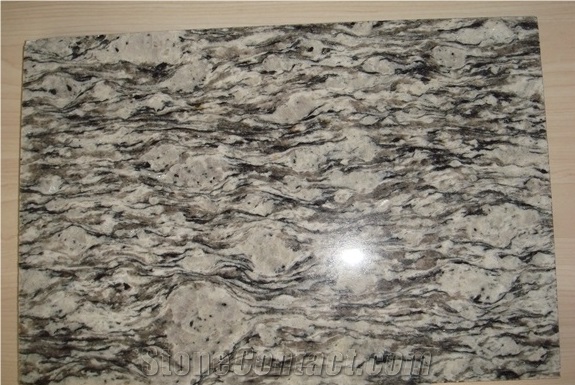 Spray White Granite Tiles & Slabs,China Grey Granite