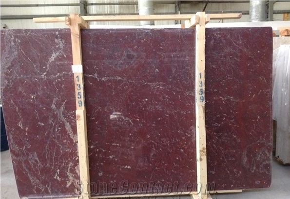 Turkey Ruby Red (Red Marble) Slabs & Tiles