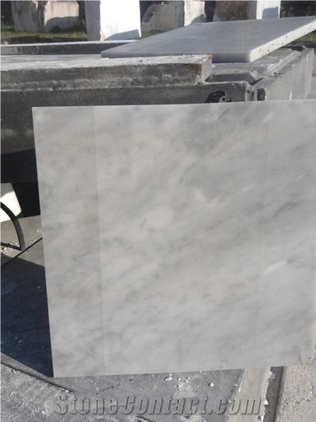 White Carrara Marble Slabs & Tiles, Italy White Marble