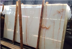 White Onyx Tiles Slabs Covering Background,China White Onyx
