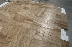 Travertine Romano Veincut Pattern Set