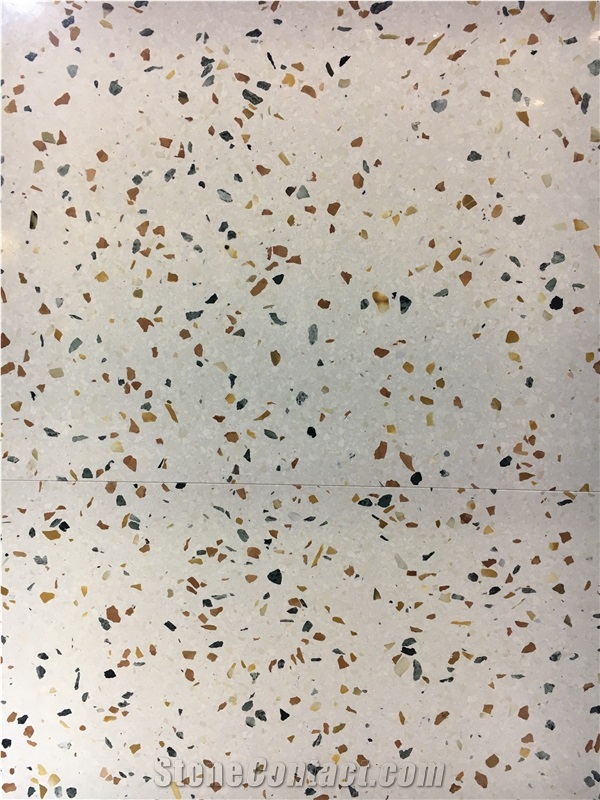 beige terrazzo kitchen wall tile authentic terrazzo slab